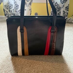 Multicolor Striped Women's Bag